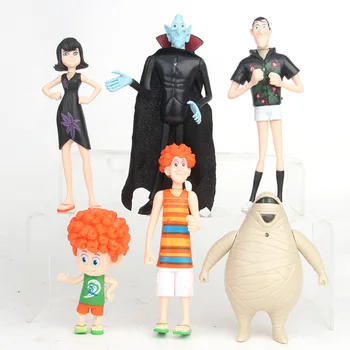 

6Pcs/Set Hotel 3 Action Figure Toys Dracula Mavis Jonathan Dennis Frank Murray PVC Anime Models Toys Birthday Gifts