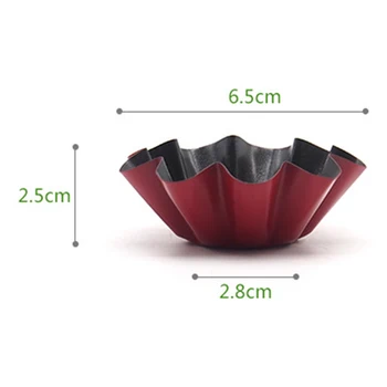 

Fruit Pie Tart Molds Kit Tart Pan Bakeware Kitchen tool 12Pcs Mini Cake