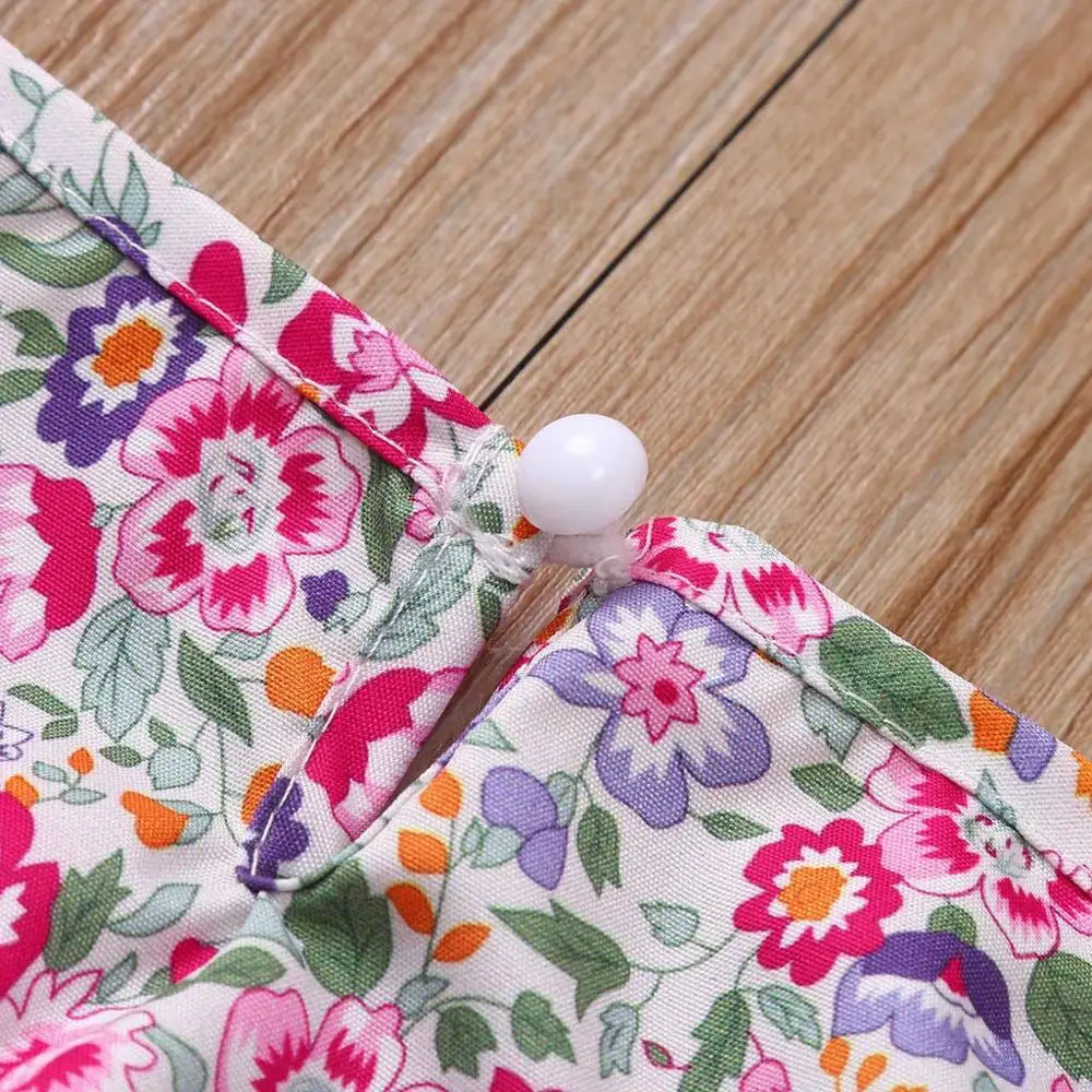 Baby Girl Dress Cute Toddler Kids Baby Girls Autumn Long Sleeve Floral Romper Bodysuit+ Solid Skirt Outfit Winter Newest