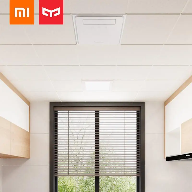 

Xiaomi Yeelight Smart Cooler Mijia App Remote Control with 1800lm LED Ceiling Panel Light Stepless Adjustment for Home Kitchen