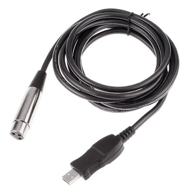 3M USB штекер XLR Женский микрофон USB MIC Link кабель