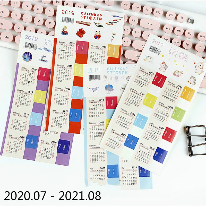 2 шт. декоративные наклейки на календарь|stationery stationery|stationery plannerstationery sticker |