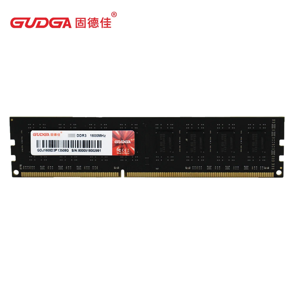 Оперативная память GUDGA DDR3 для ПК 1600 МГц ОЗУ 4 ГБ 8 240-контактный Sodimm настольных