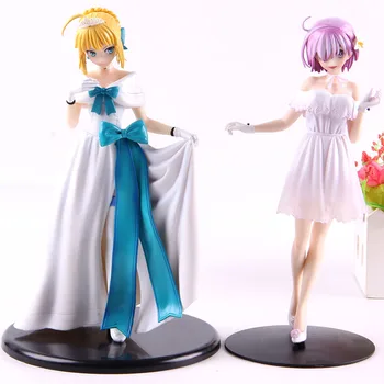 

Fate Mashu Kyrielight Altria Pendragon Heroic Spirit Formal Dress Ver. Shielder Saber Action Figure PVC Collectible Model Toy