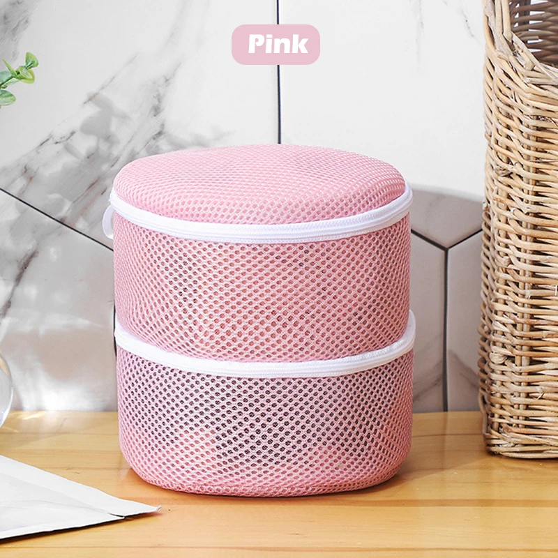 Double Layer Laundry Bag Special Filter Net Bag For Washing Machine Three-layer Thickened Net Cloth Bra Underwear Storage Bag 