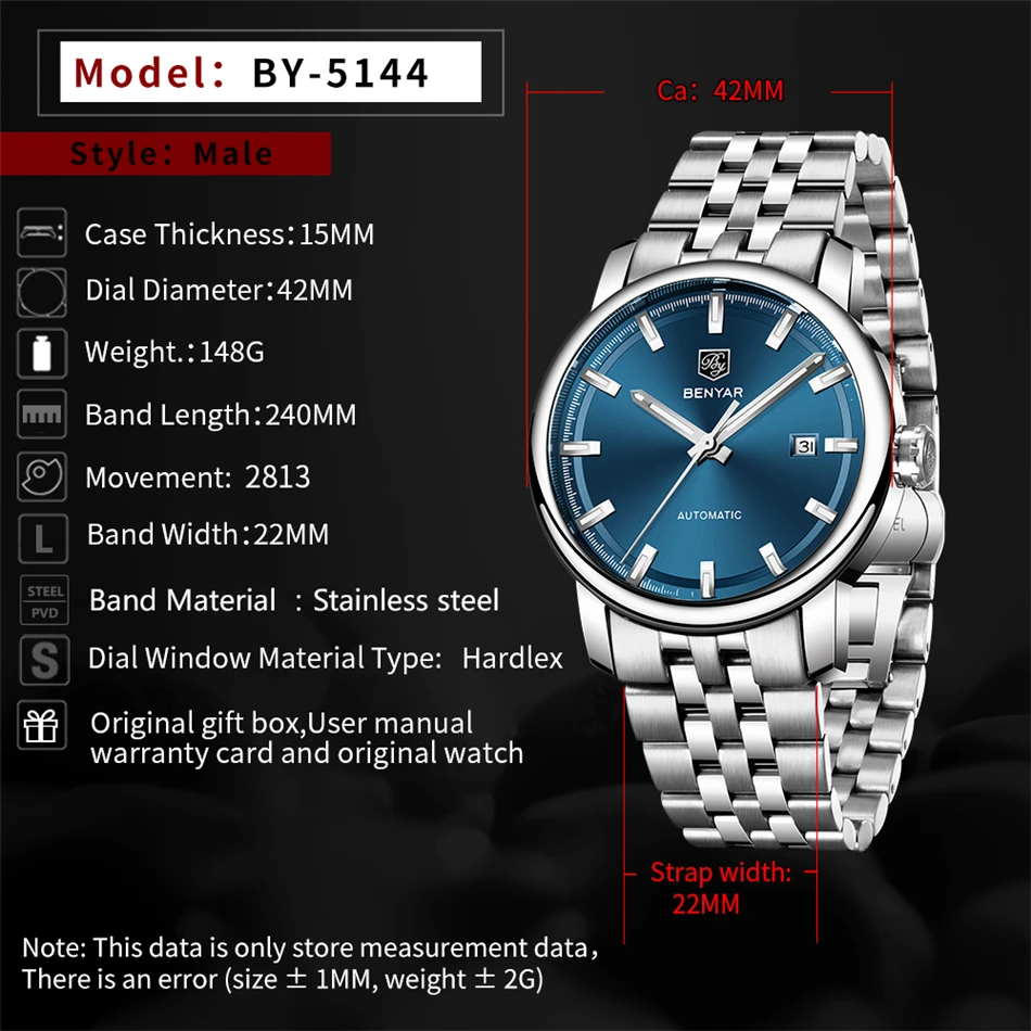 BY-5144 参数英文 蓝盘钢链