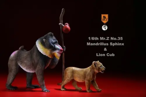 1/6 соотношение Мандрель Сфинкс Львенок набор фигурка животного модель коллектор игрушек