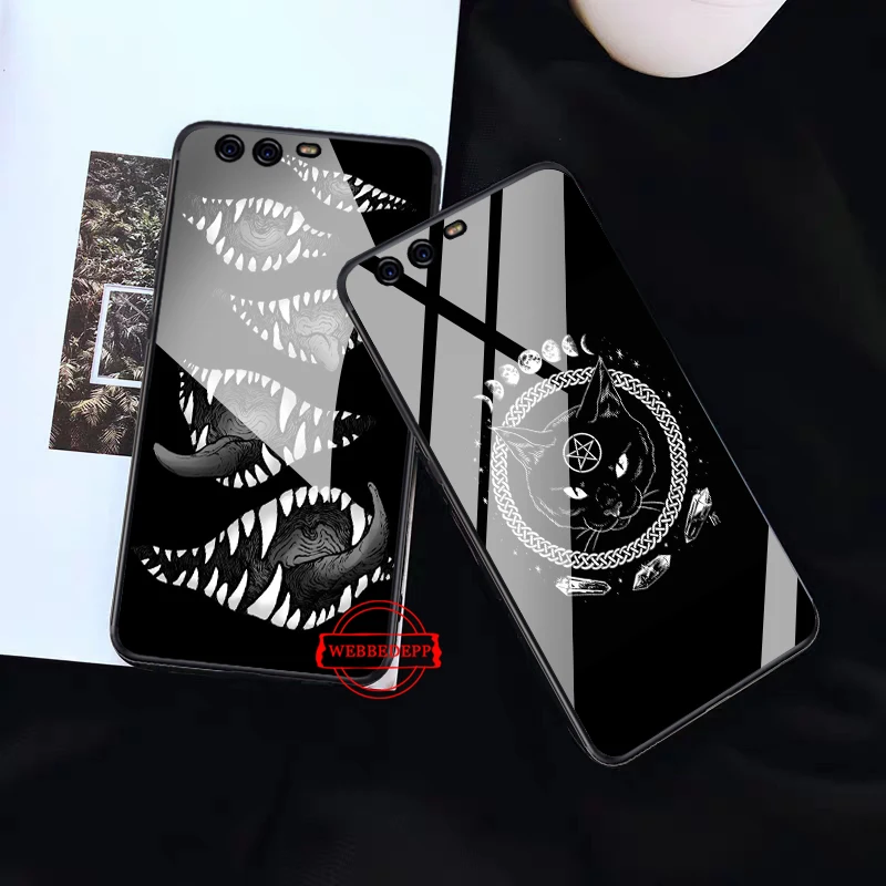 Стеклянный чехол для huawei P10 lite P20 Pro P30 P Smart honor 7A 8X9 10 Y6 mate 20, 111 Вт