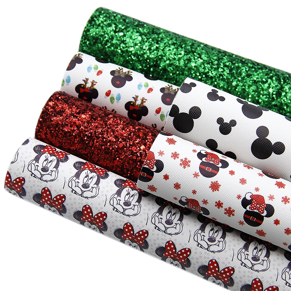 David accessories 6 шт./компл. 20*34 см с животным принтом из искусственной кожи в стиле пэчворк волос сумка с бантом обувь «сделай сам», 1Yc7712