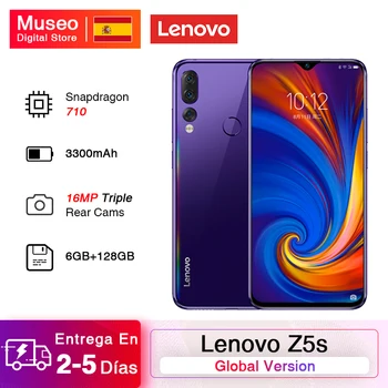 

Global Version Lenovo Z5s Snapdragon 710 Octa Core 6GB 128GB Mobile Phone 6.3inch AI Triple Rear Camera Android P
