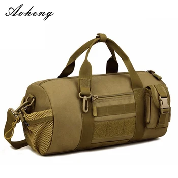 

Top Quality Canvas Outdoor Male Sport Bag Military Men And Women Fitness Shoulder Bag Gym Training Female Yoga Duffel Bag