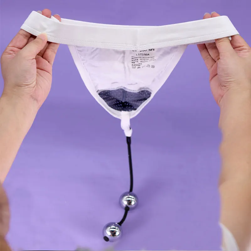 Anal Plug Panty Underwear Panties Beads Sex Toys For Men Torture Bdsm Enema Anal Extender Dilator