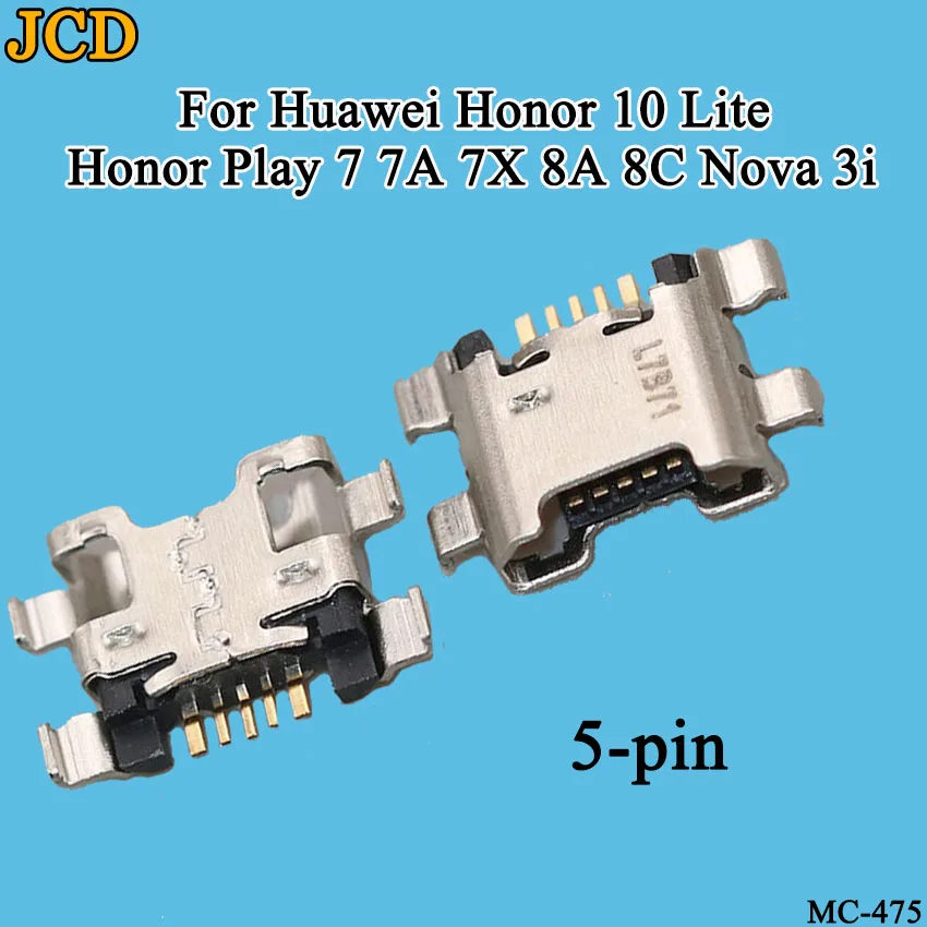 JCD 30 шт./лот для huawei Honor 10 Lite Honor Play 7 7A 7X 8A 8C Nova 3i usb зарядная док-станция разъем для зарядки порт разъем