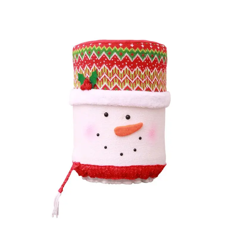 Christmas Container Bottle Dust Cover Water Dispenser Bucket Purifier Xmas Decor - Цвет: Snowman