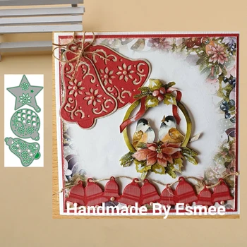 

Lucky Goddess Craft Metal cutting dies Christmas Baubles Scrapbook paper craft knife mould blade punch stencils dies 2020