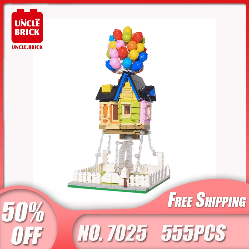 Creative Model Tensegrity Suspended Balloon House Force Balance Construction Building Blocks Bricks 555pcs Kids Assembly Toys | Игрушки и