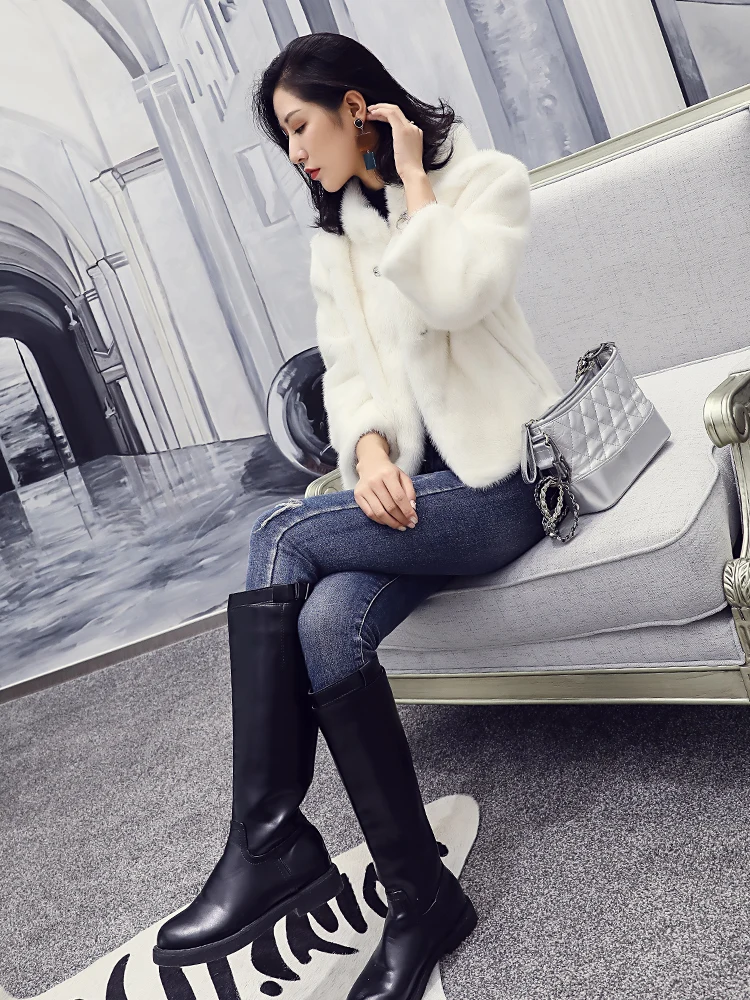 new fur mink fur mink coat female short paragraph 1008