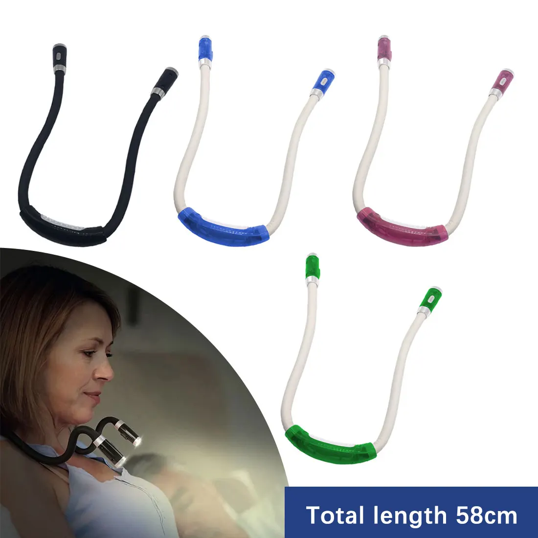 Светодиодный лампа для чтения Вязание вяжущие крючком Hug светильник