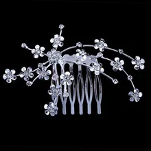 Элегантный цветок сливы Корона свадебный головной убор