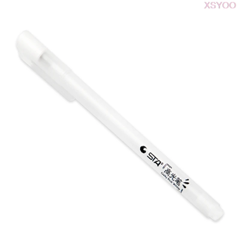 5Pcs 1.0MM White Highlight Pen Student Sketch Drawing Graffiti Art Ma –  AOOKMIYA