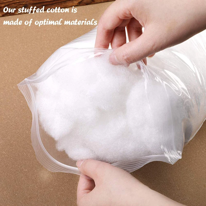 

MIUSIE 300g Toy Filler Patchwork Pillow Filling Doll Filled Cotton High Elastic PP Cotton DIY Handmade Stuffed Filling Material