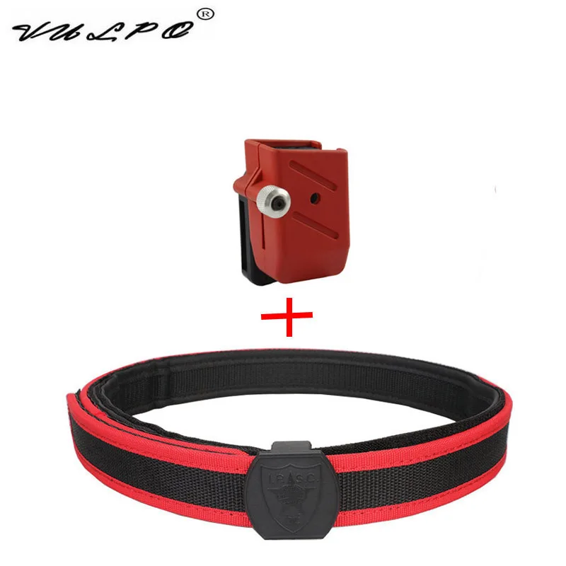 Red 1 Pouch VULPO IPSC стрельба ремень скорость подсумок набор тактический ремень Маг кобура пистолет быстрый подсумок - Цвет: Red 1 Pouch