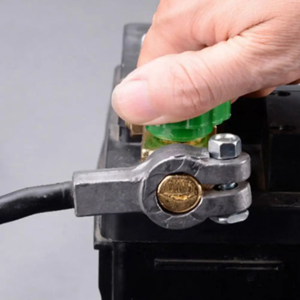 CarMotorcycleBatteryTerminalLinkCutoffSwitchRotaryDisconnect