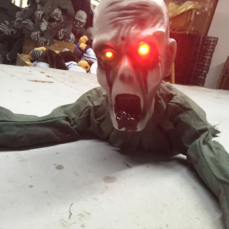 

Halloween Party Decorations Horror Layout crawling Ghosts Voice Control Toy Electric Eye Glow climbing supplies Haunted House