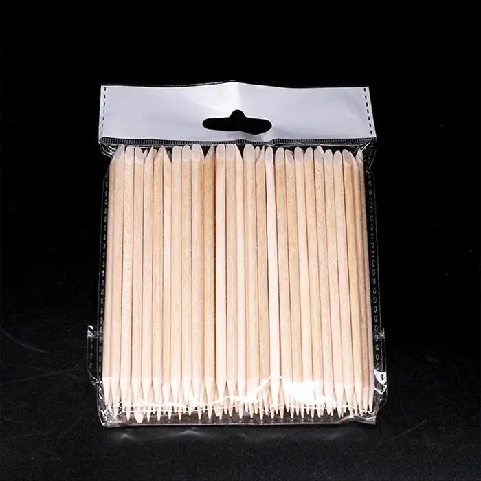 Double Ended Wooden Stick Pusher Remover Daily Life, Professional Salon, etc. Manicure Pedicure Tools Kit
