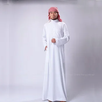 Abaya Saudi Arabia Traditional Man Muslim Long Robes Dress Jubba Thobe Arab Blouse Gown Islamic Clothing Arabic Kaftan Outfits