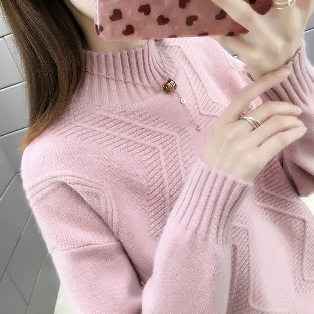 Женский свитер Blusas De Inverno Feminina 9316 женский осенний и зимний пуловер с рукавом 47-2 в пол, 3 ряда, 2 полки