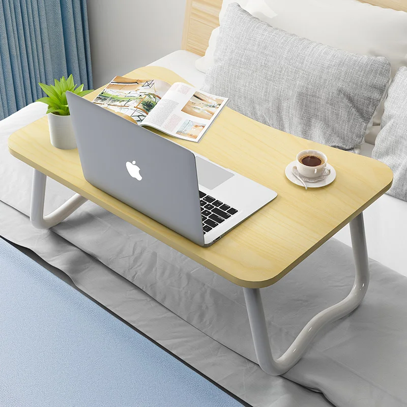 Небольшой настольный ленивый столик складной стол для спальни простой в