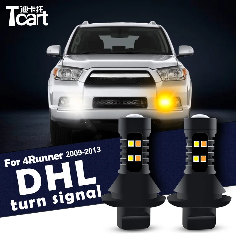 

For Toyota 4runner Daytime Running Light Turn Signal Car Led drl 7440 t20 accessories 2009 2010 2011 2012 2013