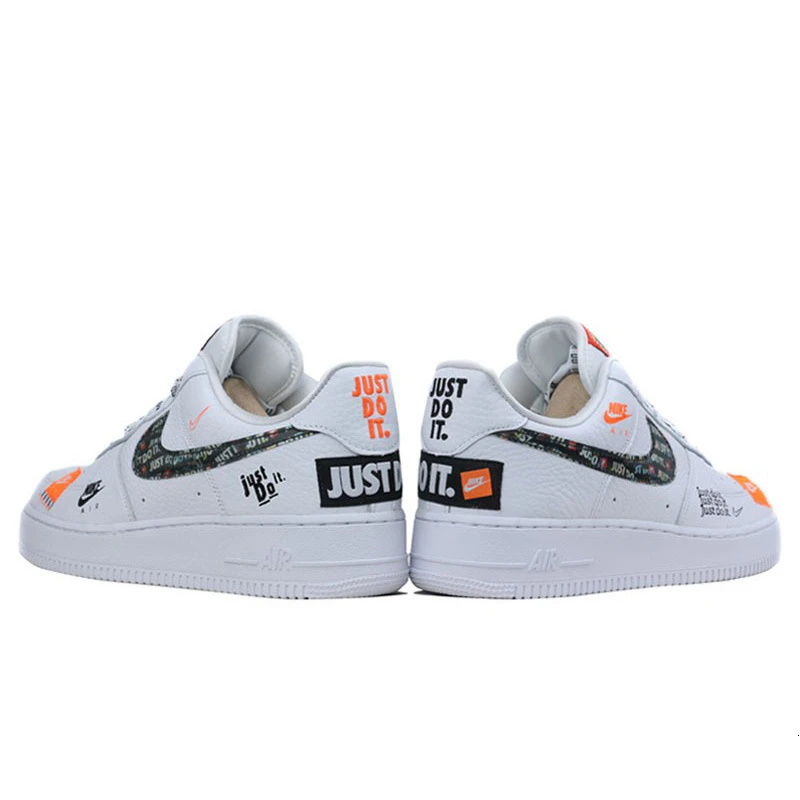 Nike Air Force 1 '07 Just Do It AF1 Новое поступление дышащая удобная мужская обувь для скейтбординга низкие удобные кроссовки# AR7719-100
