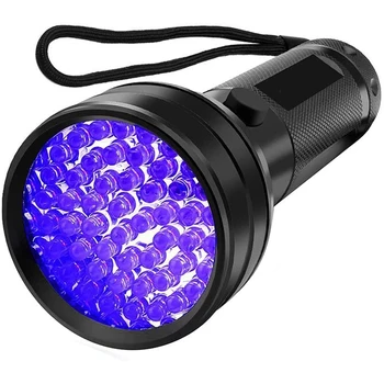 

51 LED Ultraviolet Black Light Pet Urine Lamp Detector, Suitable for Detecting Dog/Cat Urine, Dry Stains, Bed Bugs