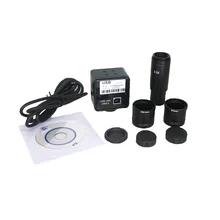 5MP USB CMOS CCD Электронный цифровой камера микроскоп Бесплатный драйвер для win10/win7/win8+ 30,5 мм 30 мм 0.5X переходное кольцо объектива
