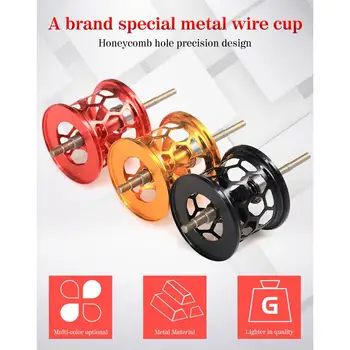 

Spool Fishing Reel Spare Shllow Spool A Brand CNC Micro-cup Spool Line Cup On For PMAX3 BMAX3 SMAX3 Bait Casting Reel DIY Spool