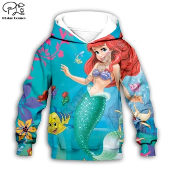 

Kids Cloth Cartoon Mermaid funny character 3d hoodies/boy sweatshirt Cartoon Hot Movie style-3
