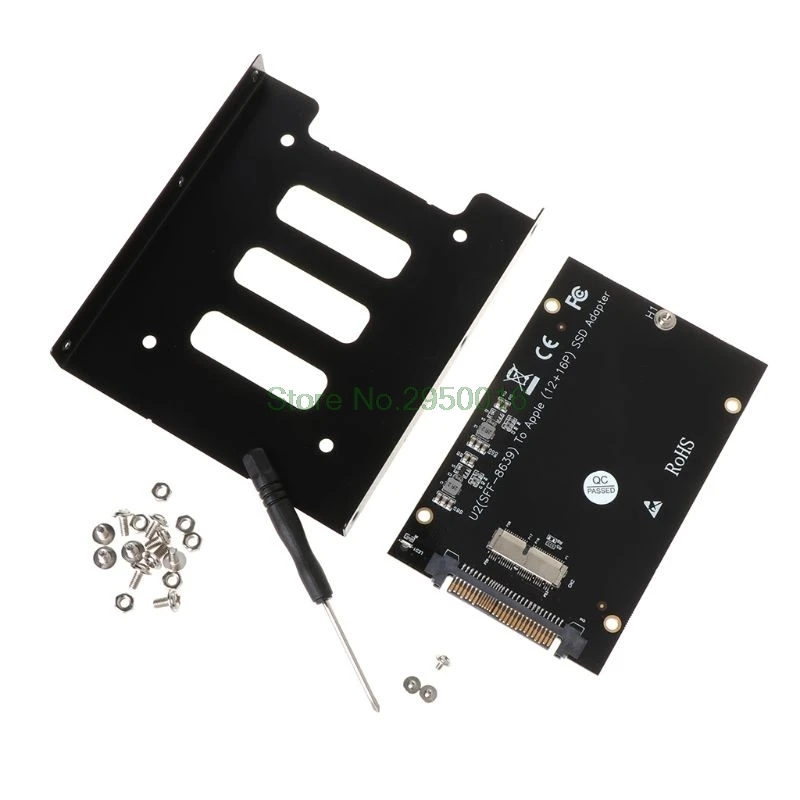 Адаптер SSD M2 PCIe для SFF-8639 U.2 адаптер с 3," SSD кронштейн лоток Caddy для MacBook Air Pro retina 2013 12+ 16 pin