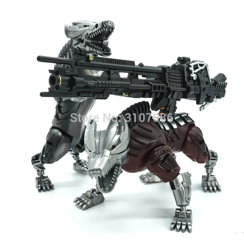 Робот визуальная игрушка VT01 из металлического сплава с замком и 2 собаками Перу