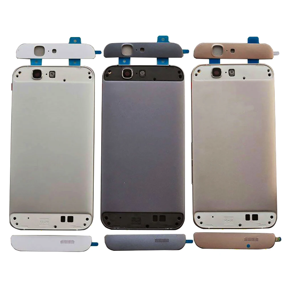 Для huawei Ascend G7 задний корпус с верхней/нижней крышкой крышка батареи Корпус чехол задняя дверь+ логотип