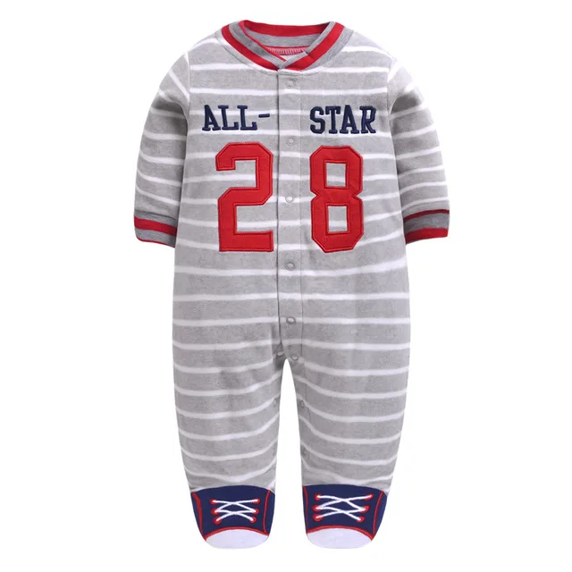 Теплая одежда для малышей; брендовая одежда для маленьких мальчиков и девочек; детские комбинезоны; хлопковый флисовый комбинезон с длинными рукавами; комбинезон для новорожденных; bebe - Цвет: 22