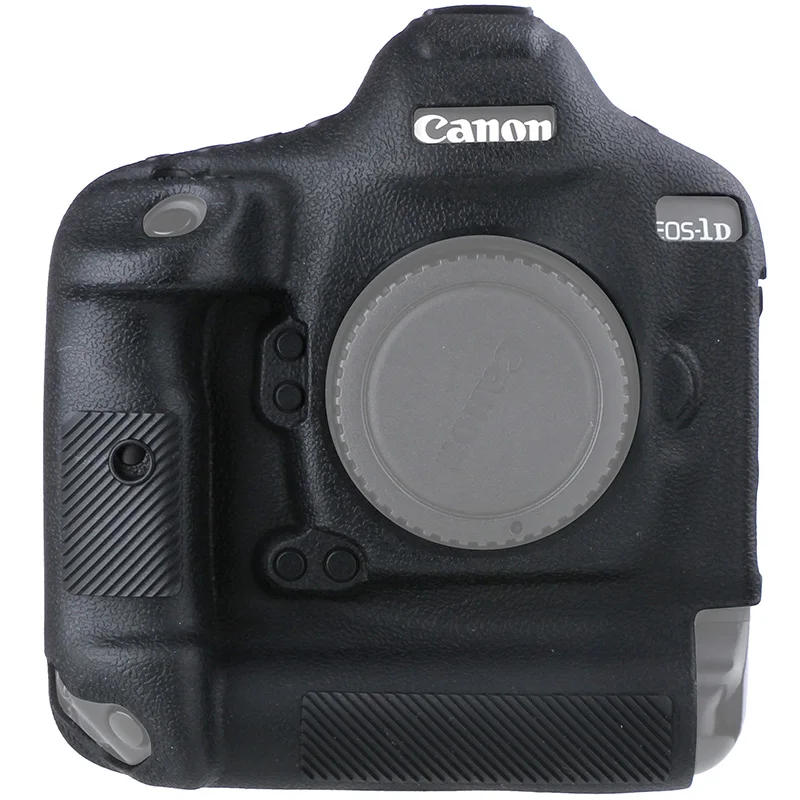 Cover Canon 1DX Silicone Camera Protective Case Canon 1DX 1DX2 1DXII High Grade Litchi Texture Non-slip Camera Cover