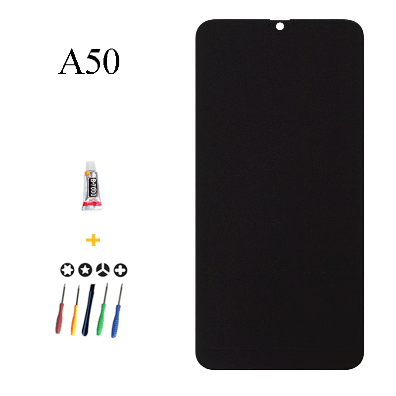 100% новый оптовая продажа ЖК дисплей для Samsung Galaxy A50 SM A505FN/DS A505 сенсорный экран