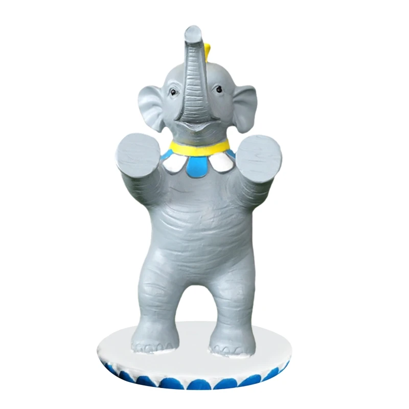 Cabilock Resina Eyeglasses Holder Stand Cartoon Elephant Animal Shaped Spettacolo Display Stand Desktop Ornament per Decorazioni per Ufficio 