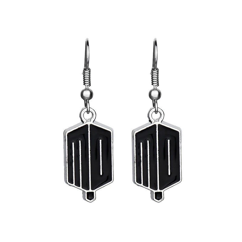 Earring-E001 Доктор Кто брелок ТАРДИС брелок Мода ТВ сериал chaviro автомобильные брелки для женщин ювелирные изделия фильм, держатель для ключей для лучших друзей подарок - Цвет: Earring-E001