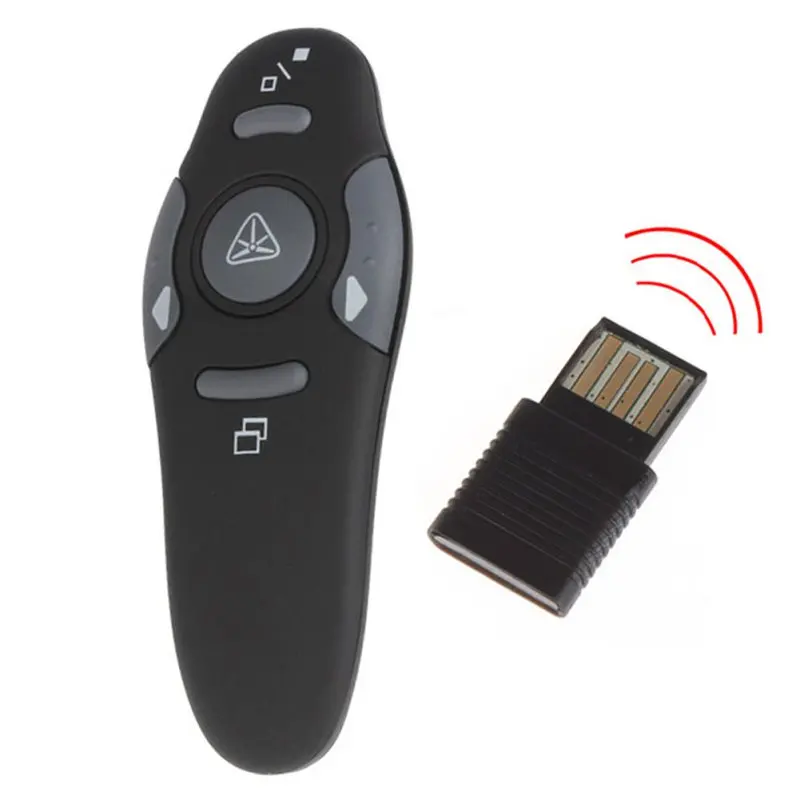 

2.4GHz PPT Presenter Remote Control Laser Pointer Red Laser Pointers Pen USB Wireless