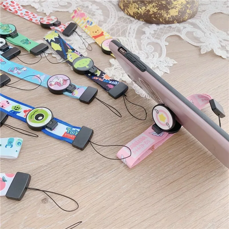 Аниме милый ремешок для ключей для телефонов USB держатель Бейджа DIY Висячие веревки шнурки на запястье держатель для мобильного телефона Подставка для ключей