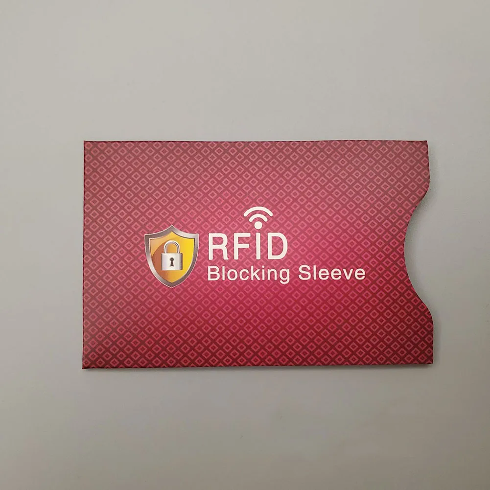 1Pc Anti Rfid NFC Wallet Blocking Reader Lock Bank Card Holder Id Bank Card Case Protection Metal Credit Holder Aluminium