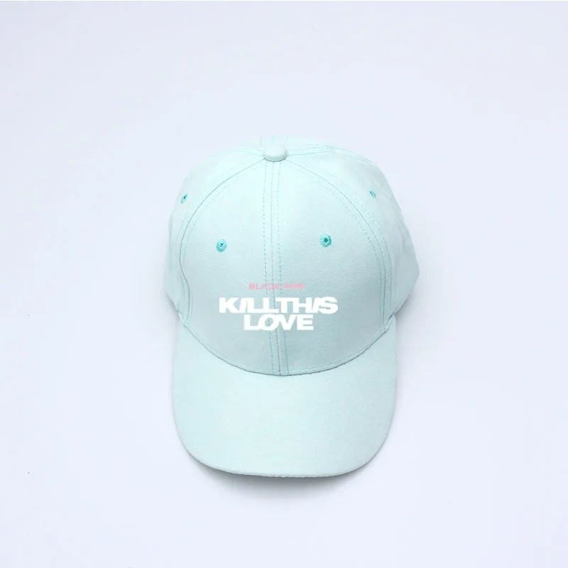 Новые Регулируемые мужские и женские шапки Blackpink Kill This Love одинаковые с принтом модные корейские стильные бейсбольныей козырек кепки унисекс - Цвет: 6